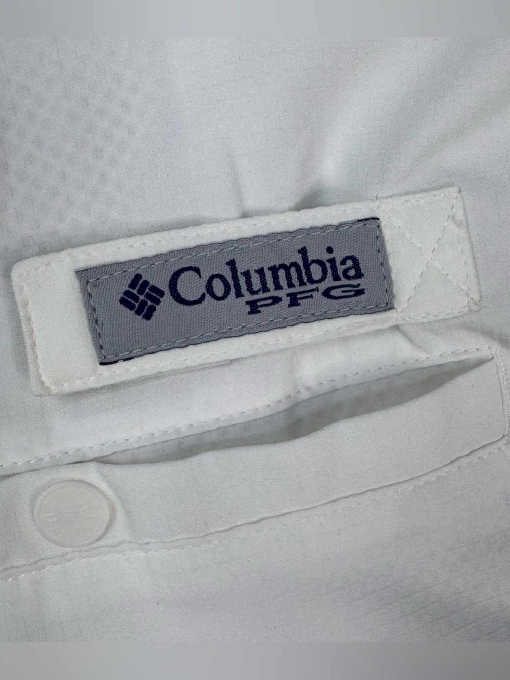 Columbia Men's LSU Tigers PFG Tamiami Shirt - Size Medium White Vented - Picture 7 of 13